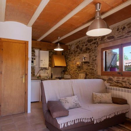 Apartamento duplex rural con chimenea y vistas panorámicas desde la cama Sant Marti Sacalm Esterno foto